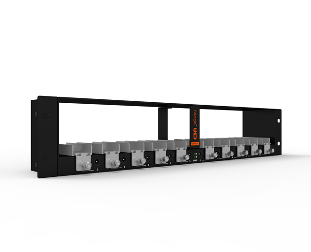 東通販取扱製品紹介 Digital Forecast社製 UHD_QOTR UHD対応3G-SDI6系統伝送光延長器 【DF-5】